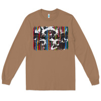 Toasted Coconut cowhide, leopard serape backgraund Long Sleeve Tee - JahusDesignShop