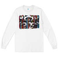 White cowhide, leopard serape backgraund Long Sleeve Tee - JahusDesignShop