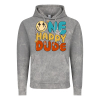 Cloud Rock one happy dude Vintage Hoodie - MaliasSmallBusiness