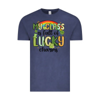 Vintage Denim my class is full of lucky charms Vintage Tee - MaliasSmallBusiness