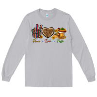 Moon Dust Peace Love Fiesta Long Sleeve Tee - BundleAndBundleShop