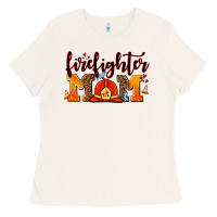 Bone firefighter  mom Ladies Tee - AdoDesignShop