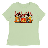 Matcha firefighter  mom Ladies Tee - AdoDesignShop