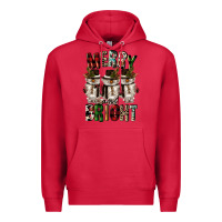 Cardinal merry and bright Premium Hoodie - CowGirlArtShop