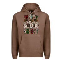 Chestnut merry and bright Premium Hoodie - CowGirlArtShop