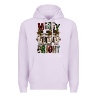 Lilac merry and bright Premium Hoodie - CowGirlArtShop