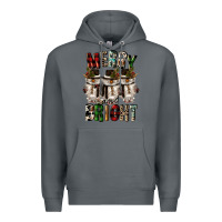 Rock merry and bright Premium Hoodie - CowGirlArtShop