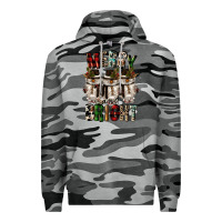 Slate Camo merry and bright Premium Hoodie - CowGirlArtShop