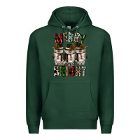 Sports Green merry and bright Premium Hoodie - CowGirlArtShop