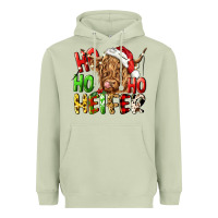 Matcha ho ho ho heifer Heavyweight Hoodie - CowGirlArtShop