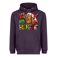 Plum ho ho ho heifer Heavyweight Hoodie - CowGirlArtShop