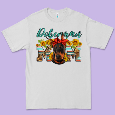 Doberman Mom Premium Tee Designed By Artiststas