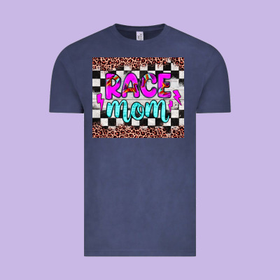 Race Mom Vintage Tee Designed By Jahusdesignshop
