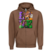 Chestnut love cow halloween tbw Zipper Hoodie - texasbilliewilder