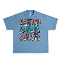 Pebble Blue resting nurse face Urban Heavy Tee - NancyCooperArtShop