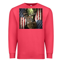 Cardinal usa deer hunting woods Premium Sweatshirt - CowGirlArtShop