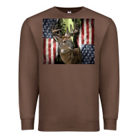 Chestnut usa deer hunting woods Premium Sweatshirt - CowGirlArtShop