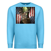 Usa Deer Hunting Woods Premium Sweatshirt | Teevron