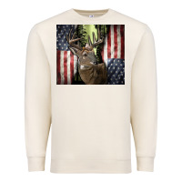 Sandshell usa deer hunting woods Premium Sweatshirt - CowGirlArtShop