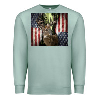 Seafoam usa deer hunting woods Premium Sweatshirt - CowGirlArtShop
