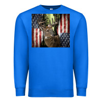 True Royal usa deer hunting woods Premium Sweatshirt - CowGirlArtShop