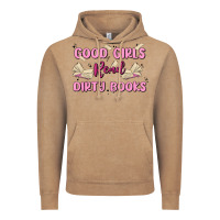 Vintage Coffee good girls read dirty books Vintage Hoodie - MaliasSmallBusiness