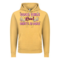 Vintage Mustard good girls read dirty books Vintage Hoodie - MaliasSmallBusiness