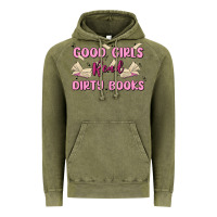 Vintage Olive good girls read dirty books Vintage Hoodie - MaliasSmallBusiness