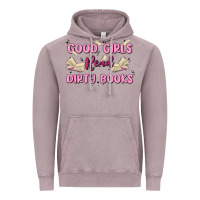 Vintage Zinc good girls read dirty books Vintage Hoodie - MaliasSmallBusiness