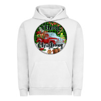 Pigment Lunar Rock Merry Christmas Truck Urban Hoodie - FaDigitalArtStudio