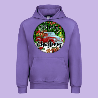 Merry Christmas Truck Urban Hoodie Designed By Fadigitalartstudio