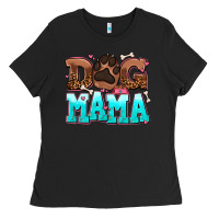 Black dog mama Ladies Tee - AdoDesignShop