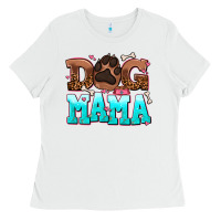 White dog mama Ladies Tee - AdoDesignShop