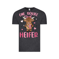 Vintage Black one boujee heifer Vintage Tee - MaliasSmallBusiness