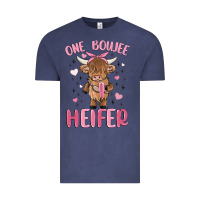 Vintage Denim one boujee heifer Vintage Tee - MaliasSmallBusiness