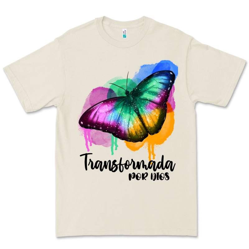 Transformada Por Dios Premium Tee by JahusDesignShop | Teevron