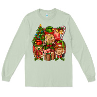 Matcha Christmas Elf Truck Long Sleeve Tee - BundleAndBundleShop