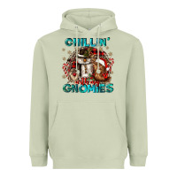 Matcha chillin with my gnomies Heavyweight Hoodie - CowGirlArtShop