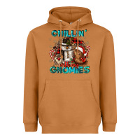 Meerkat chillin with my gnomies Heavyweight Hoodie - CowGirlArtShop