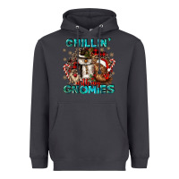 Smoke chillin with my gnomies Heavyweight Hoodie - CowGirlArtShop