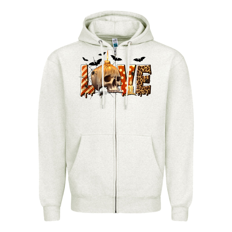 Halloween Love Zipper Hoodie by texasbilliewilder | Teevron