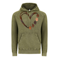 Vintage Olive black history melanin Vintage Hoodie - MaliasSmallBusiness