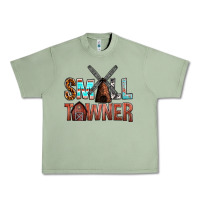 Oil Green small towner Urban Heavy Tee - NancyCooperArtShop