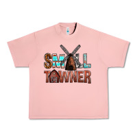Salmon small towner Urban Heavy Tee - NancyCooperArtShop