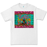 White Rottie mom with roses Premium Tee - Artiststas