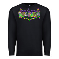 Black mardi gras grandma Premium Sweatshirt - CowGirlArtShop