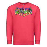 Cardinal mardi gras grandma Premium Sweatshirt - CowGirlArtShop