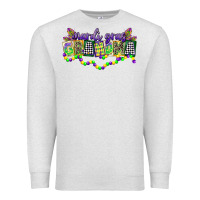 Oatmeal Heather mardi gras grandma Premium Sweatshirt - CowGirlArtShop