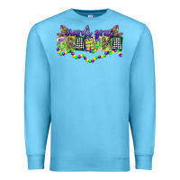 Ocean Blue mardi gras grandma Premium Sweatshirt - CowGirlArtShop