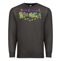 Smoke mardi gras grandma Premium Sweatshirt - CowGirlArtShop